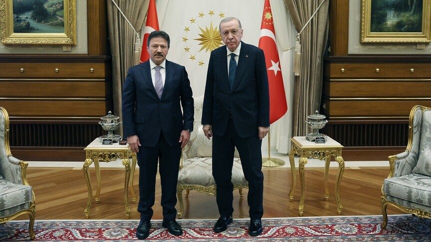 Cumhurbaşkanı Erdoğan, TESK Genel Başkanı Yiğiner'i kabul etti