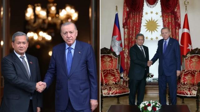 Kamboçya Başbakanı Hun Manet İstanbul'da kabul edildi