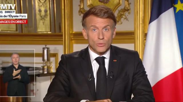 Macron, göstericilere destek verdi, şiddet olaylarını kınadı