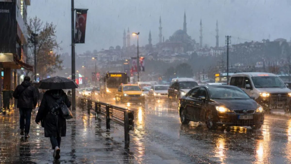 İstanbul'da Gök Gürültülü Sağanak Yağış Bekleniyor