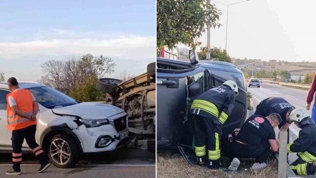 Hürriyet Mahallesi'nde otomobil gasbedildi, kaza meydana geldi