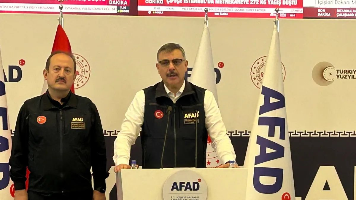 İstanbul'da Sağanak Nedeniyle 2 Can Kaybı, 2 Bin 727 Kişi Tahliye Edildi
