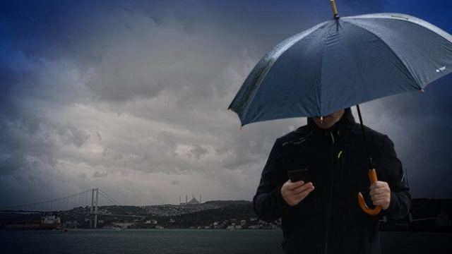 İstanbul'da Fırtına ve Kuvvetli Sağanak İçin Uyarı Geldi