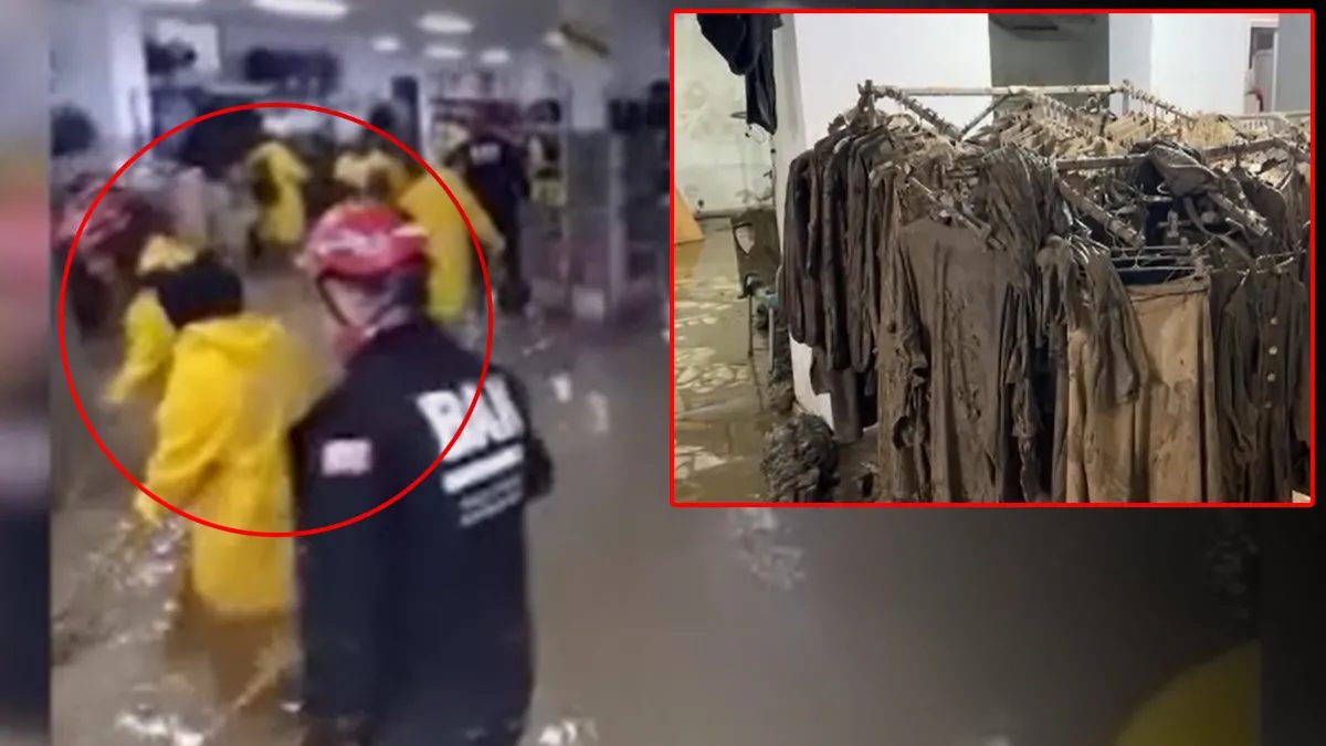 Ayazağa'da sel sonrası 20 yıllık mağaza su altında kaldı